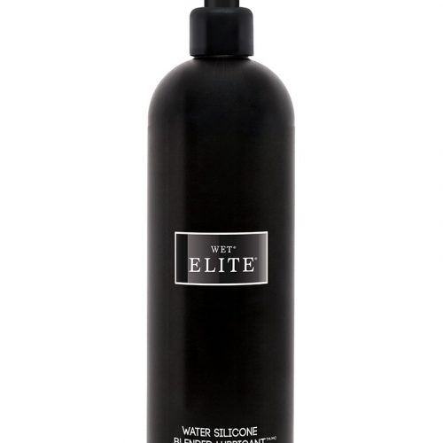 WET - Elite Black Water Silicone Blend 475ml. with Pump