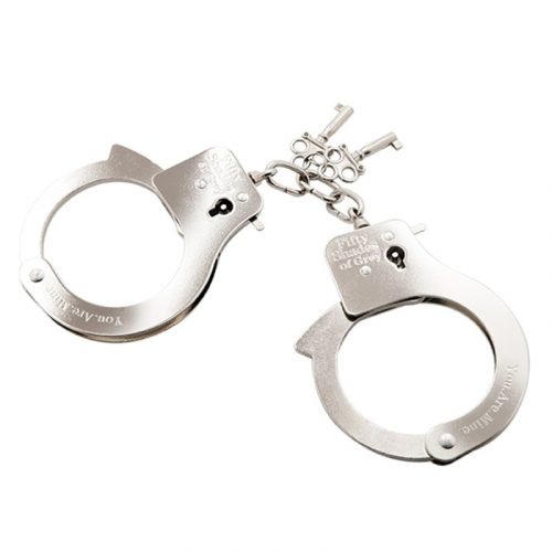 You are Mine - FSoG Metal Handcuffs