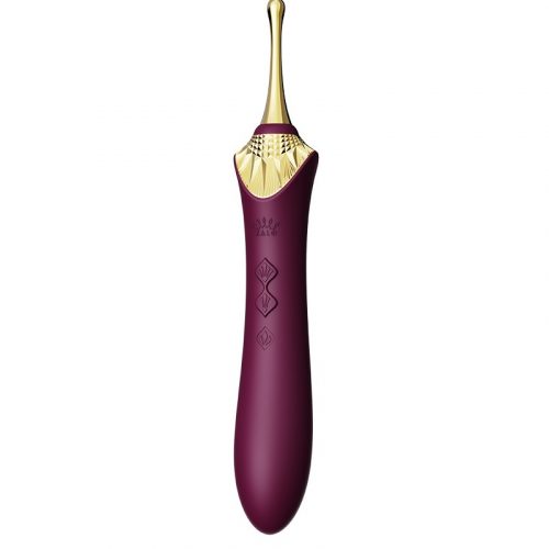 ZALO - Bess 2 - Verwarmende Clitoris Massager met 4 opzetstukken - Paars