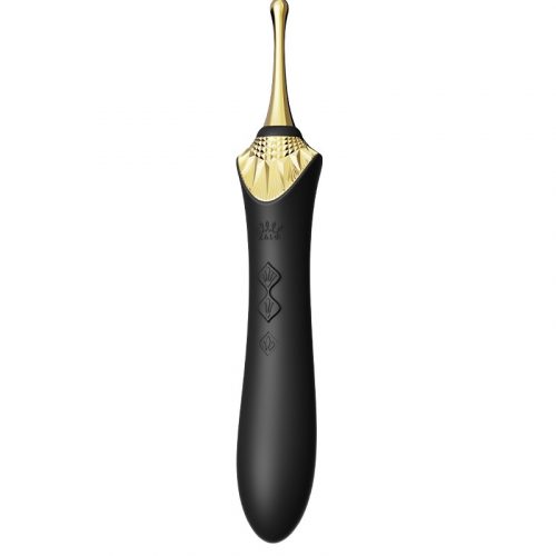 ZALO - Bess 2 - Verwarmende Clitoris Massager met 4 opzetstukken - Zwart