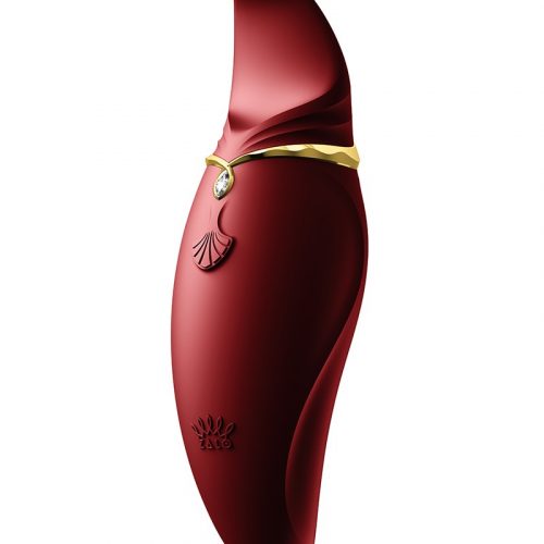 ZALO Hero Wine Red - Clitoral PulseWave Massager