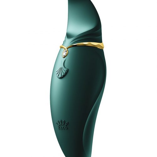 ZALO Hero Jewel Green - Clitoral PulseWave Massager