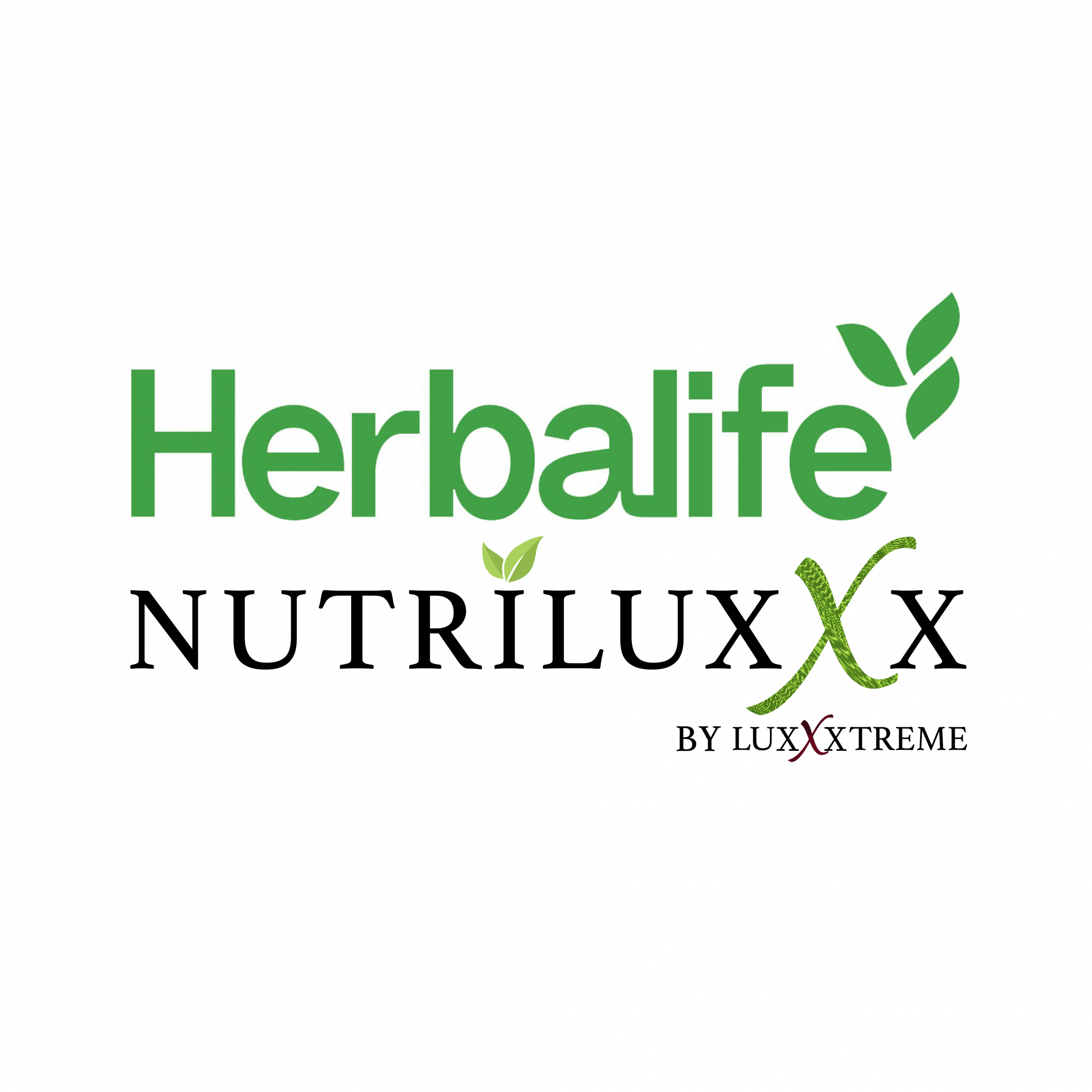 Nutriluxxxx logo wit + herbalife