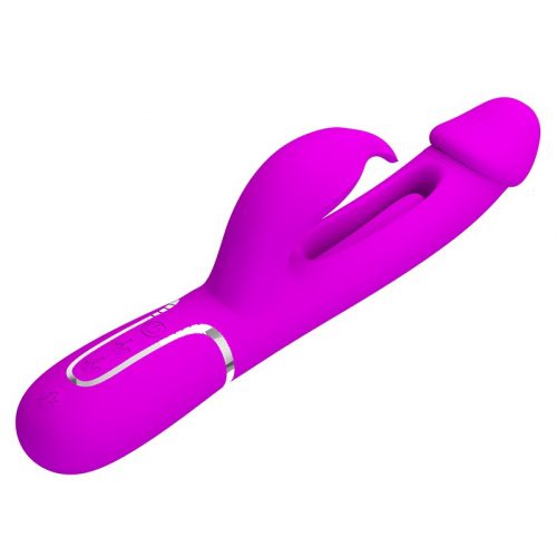 Pretty Love - Kampas - Rabbit Vibrator 3 in 1- Paars