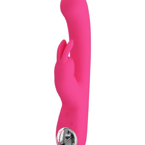 Pretty Love - Lamar - Rabbit Vibrator met Digitaal LED Display - Roze