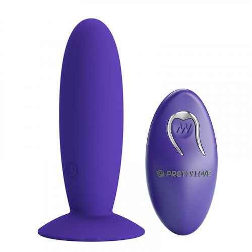 Pretty Love - Murray-Youth - Vibrerende Buttplug met Afstandsbediening - Paars