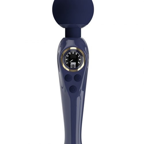 Pretty Love - Skyler - Wand Vibrator met Digitaal LED Display - Donkerblauw