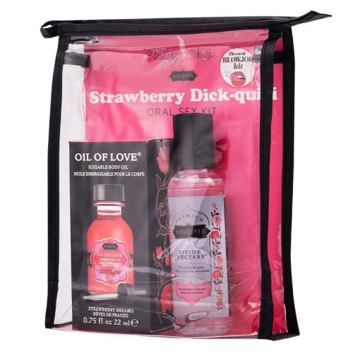 Kama Sutra - Oral Sex Cocktail Kit - Strawberry Dick-quiri