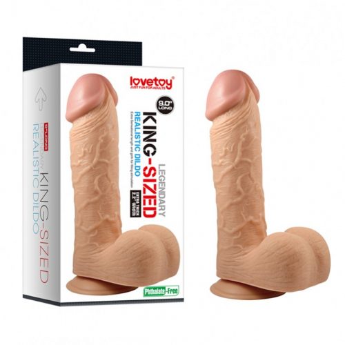 King-Sized Legendary Realistic Dildo 9"