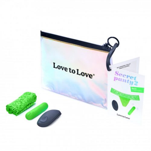 Love to Love - Secret Panty 2 - Panty Vibrator met Afstandsbediening - Groen