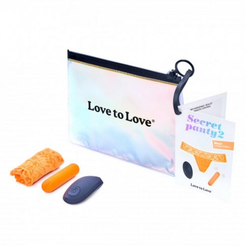 Love to Love - Secret Panty 2 - Panty Vibrator met Afstandsbediening - Oranje