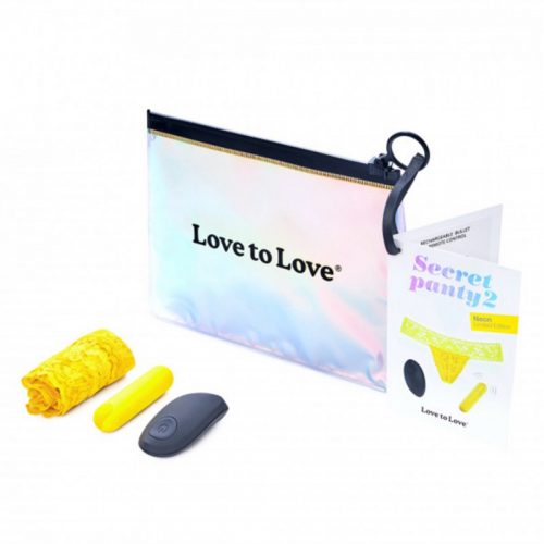 Love to Love - Secret Panty 2 - Panty Vibrator met Afstandsbediening - Geel