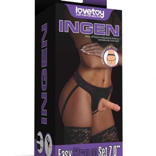 LoveToy Easy Strap-On Set with 18 cm Dildo