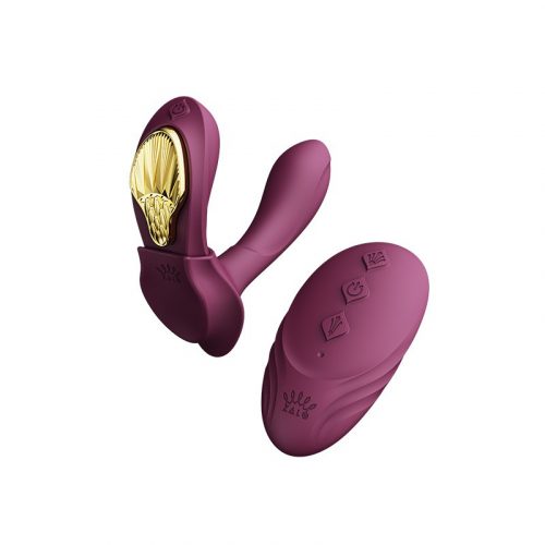 ZALO - Aya - Draagbare Vibrator met Afstandsbediening - Paars