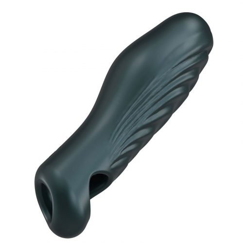 MANWAN - Ryzer - Penis Extender en Zachte Masturbatie Sleeve - Dennengrijs