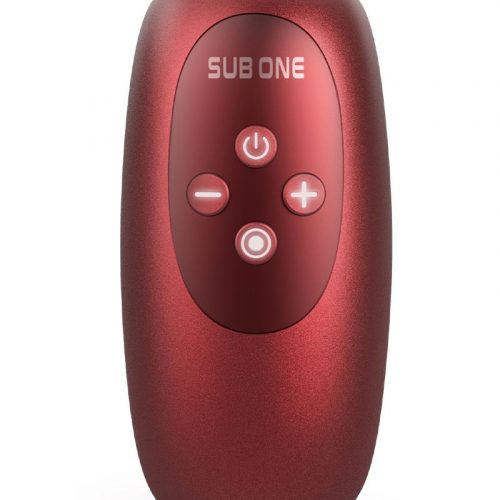 MANWAN - Sub One - Vibrerende Masturbator met Tapping Feature - Velvet Red