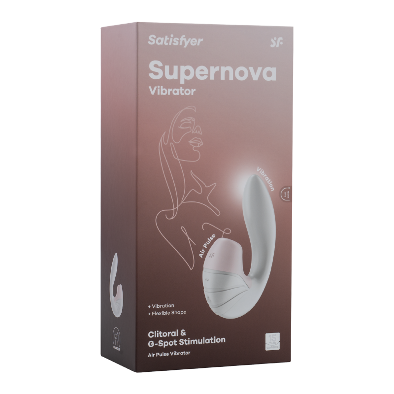 Satisfyer - Supernova - Luchtdruk + G-Spot Vibrator - Wit - Afbeelding 2