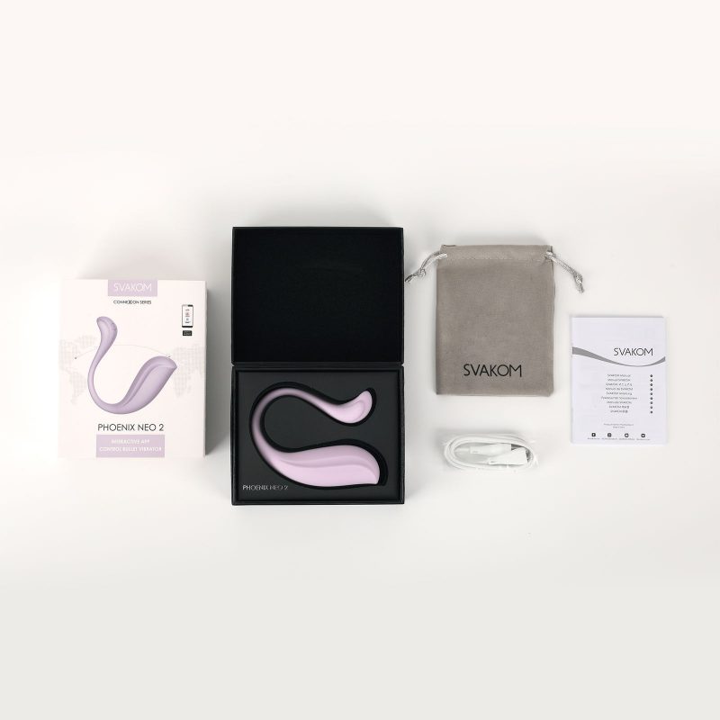 SVAKOM - Phoenix Neo 2 - Interactieve Bullet Vibrator met App Control - Lila - Afbeelding 3