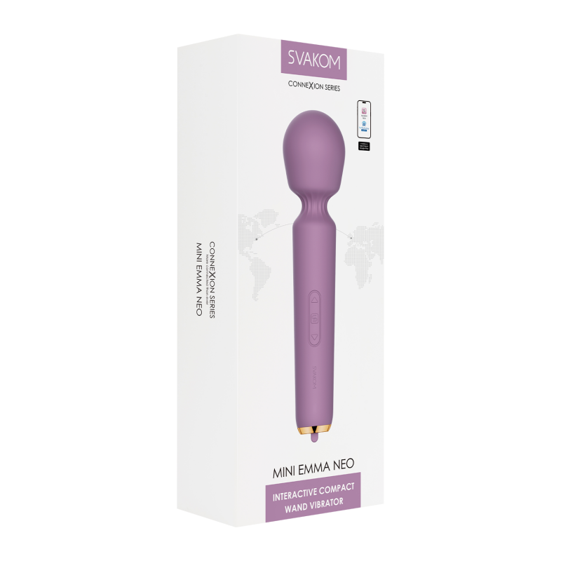 SVAKOM - Mini Emma Neo - Interactieve Compacte Wandvibrator - Roze - Afbeelding 2
