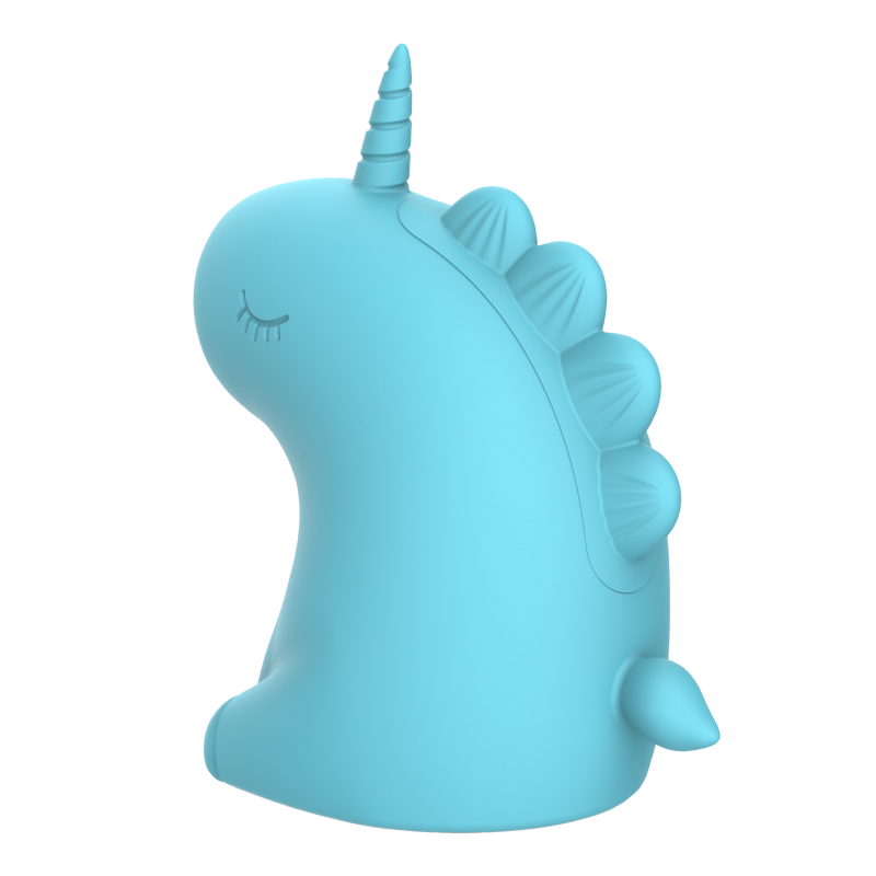 ER - Snowflake Unicorn - Massager met Likkende Tong - Blauw - Afbeelding 6