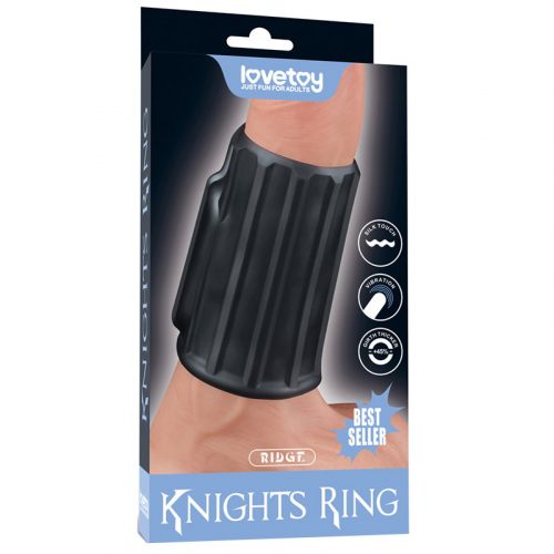 LoveToy - Ridge Knights Ring - Vibrerende Penis Sleeve (Ø 3