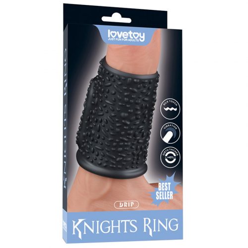 LoveToy - Drip Knights Ring - Vibrerende Penis Sleeve (Ø 3