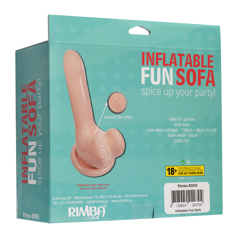 Inflatable Fun Sofa - Spice Up Your Party! - Nude - Afbeelding 8