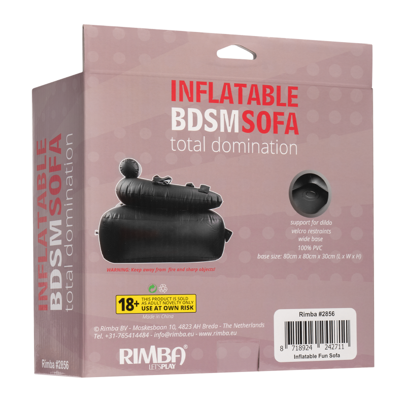 Inflatable Fun BDSM Sofa - Total Domination - Zwart - Afbeelding 8