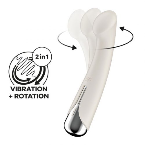 Satisfyer - Spinning G-Spot 1 - G-Spot Vibrator - Beige