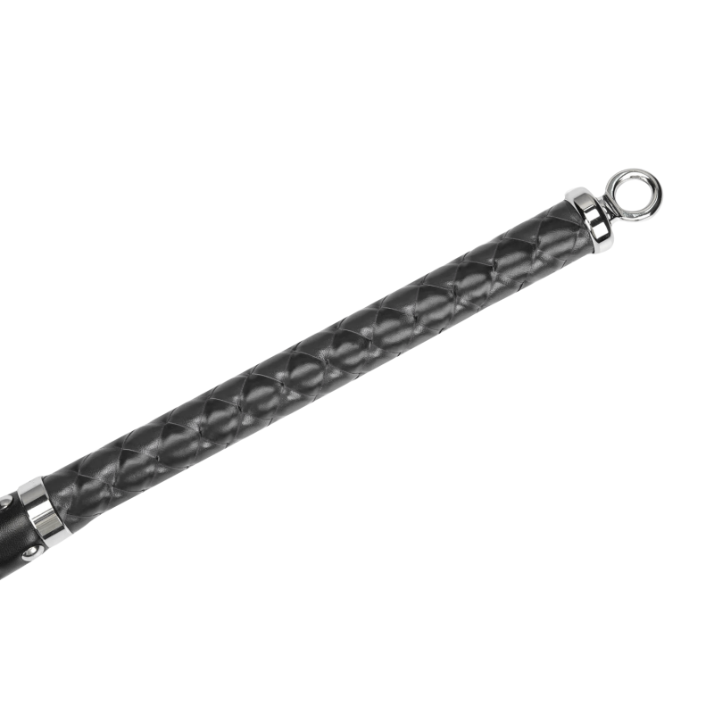 RISE - Lange Flogger (zachte staarten) - Zwart - Afbeelding 5