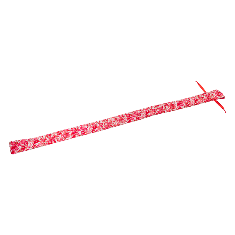 RISE - Lange Flogger (zachte staarten) - Zwart/Rood - Afbeelding 7