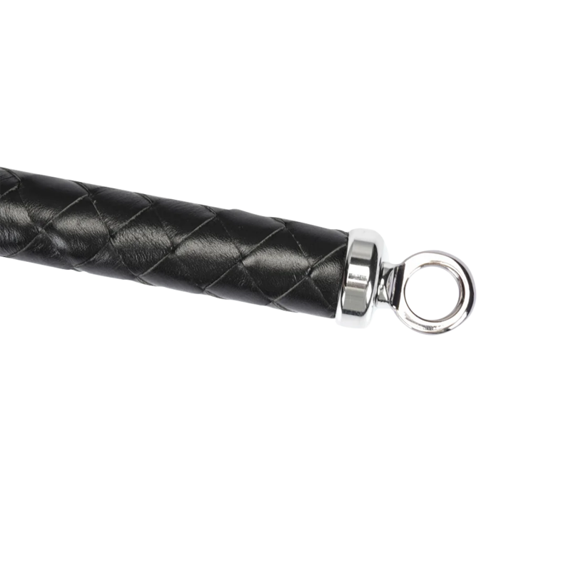 RISE - Lange Flogger (Harde Staarten) - Zwart - Afbeelding 7