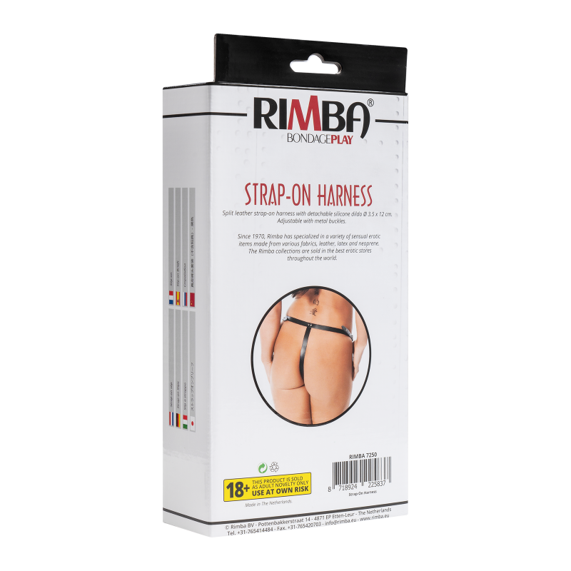 Rimba - Voorbind string met dildo (3.5 x 12 cm) - Afbeelding 7