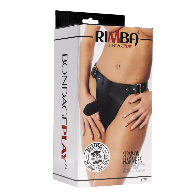 Rimba - Strap-on voorbindslip met dildo (4 x 17 cm.) - Afbeelding 8