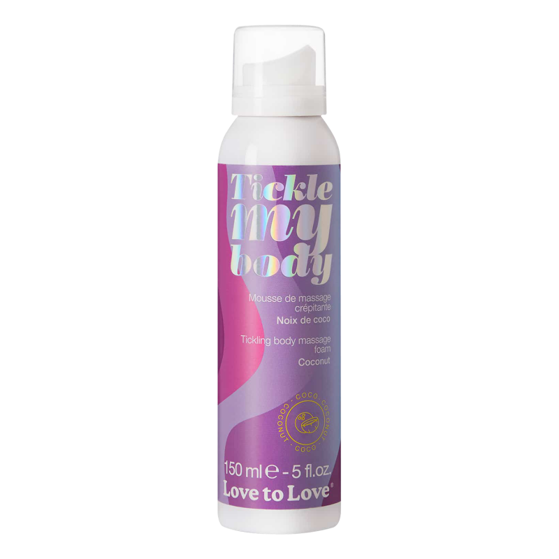 Love to Love - Tickle My Body - Massage Schuim - Kokosnoot - 150 ml - Afbeelding 2