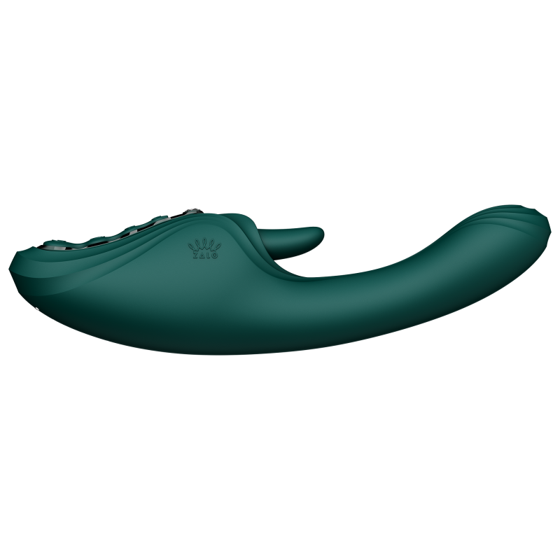 ZALO - Ares - G-Spot Rabbit Vibrator App-Controlled - Turquoise Groen - Afbeelding 4