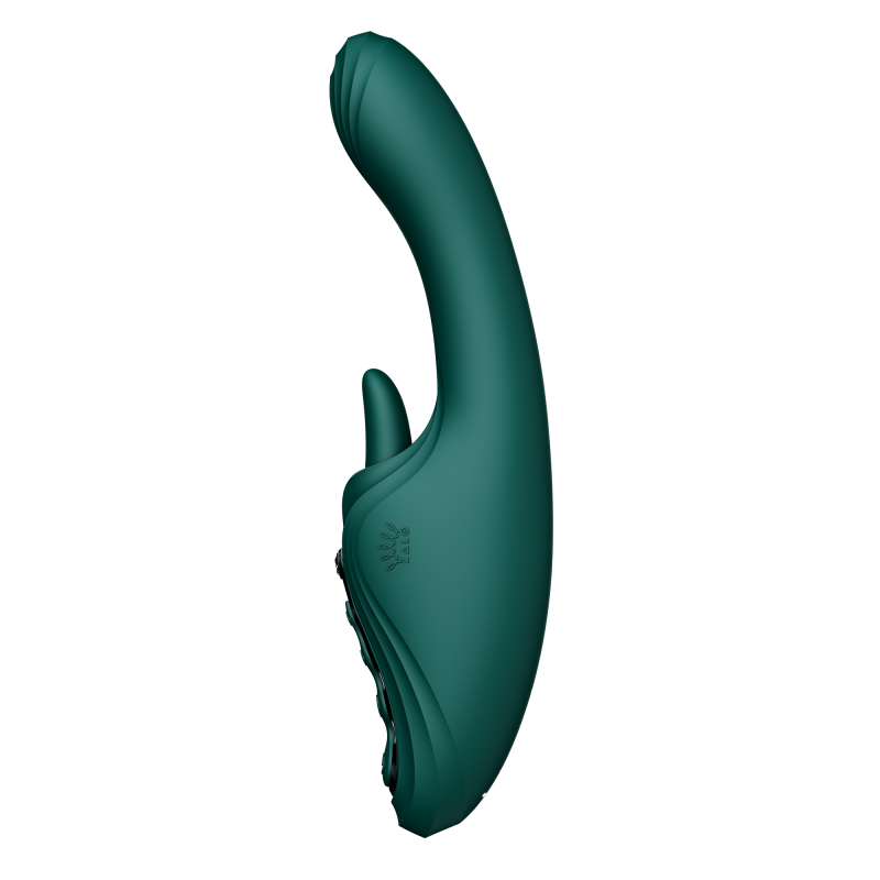 ZALO - Ares - G-Spot Rabbit Vibrator App-Controlled - Turquoise Groen - Afbeelding 5