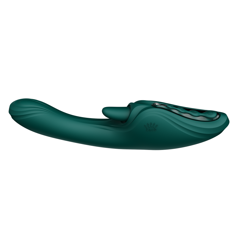 ZALO - Ares - G-Spot Rabbit Vibrator App-Controlled - Turquoise Groen - Afbeelding 6