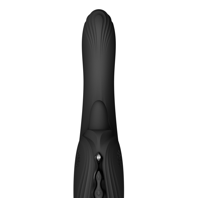 ZALO - Ares - G-Spot Rabbit Vibrator App-Controlled - Obsidian Zwart - Afbeelding 11