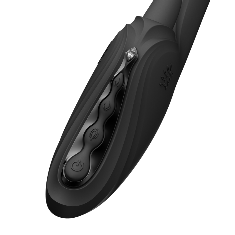 ZALO - Ares - G-Spot Rabbit Vibrator App-Controlled - Obsidian Zwart - Afbeelding 7