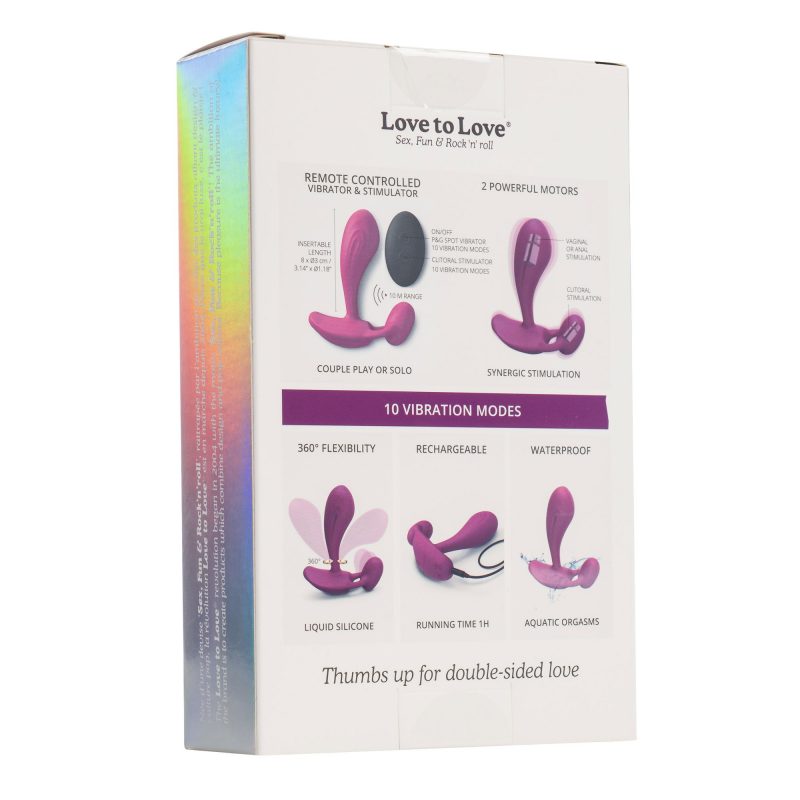 Love to Love - Witty - P&G Vibrator met Afstandsbediening - Roze - Afbeelding 7