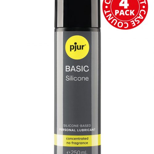 pjur - Basic - Glijmiddel op siliconenbasis - 250 ml (4 stuks)