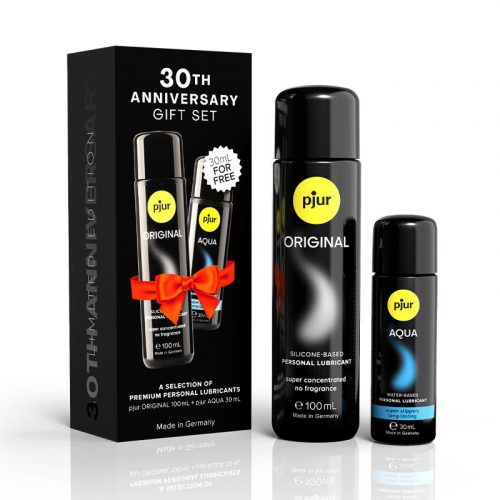 Pjur - 30Th Anniversary Gift Set - Original 100ml / Aqua 30ml
