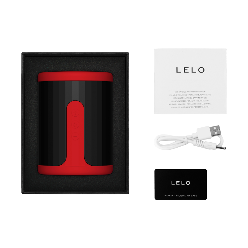 Lelo - F2S Master Blaster- Stamina Trainer & Stroker, App-gekoppeld - Rood - Afbeelding 12