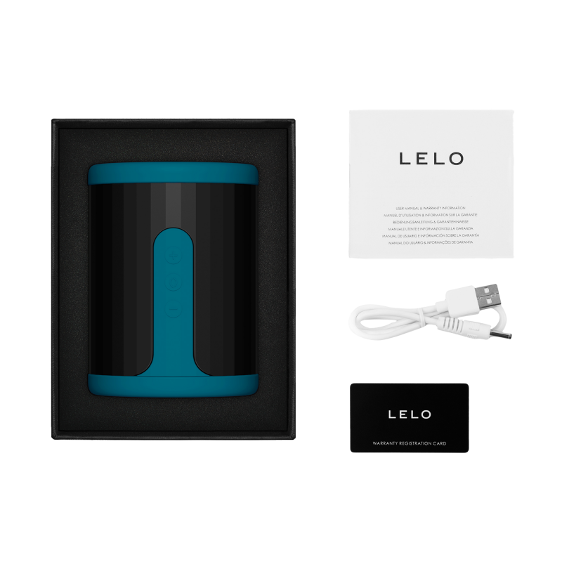 Lelo - F2S Master Blaster- Stamina Trainer & Stroker, App-Connected - Blauwgroen - Afbeelding 12