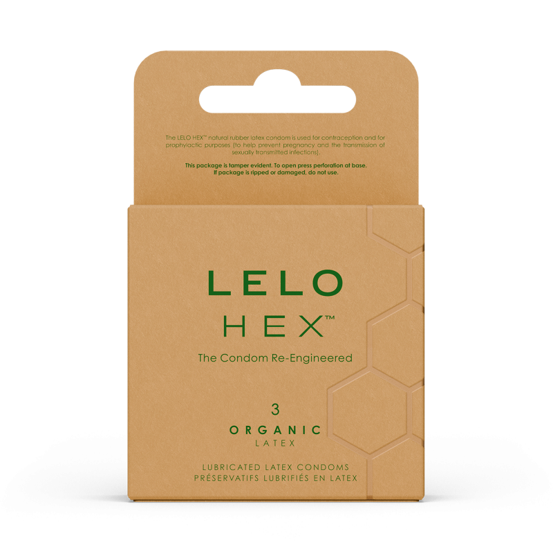 LELO HEX™ - Organic Condooms (3 stuks) - Afbeelding 3