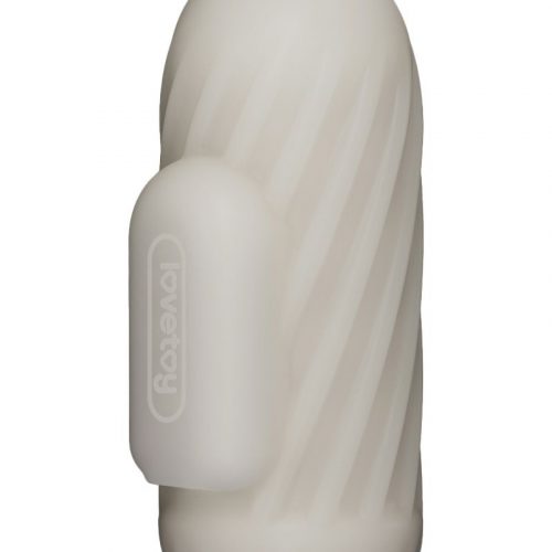LoveToy - Knights Ring - Vibrerende Dual Purpose Sleeve - Spiraal - Wit