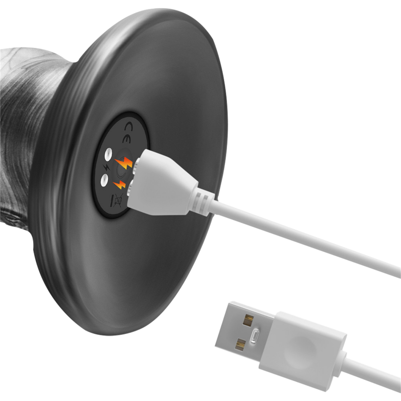 LoveToy - Kingsize Vibrerende Vibrax Slider 40,5 cm - Zilver - Afbeelding 9