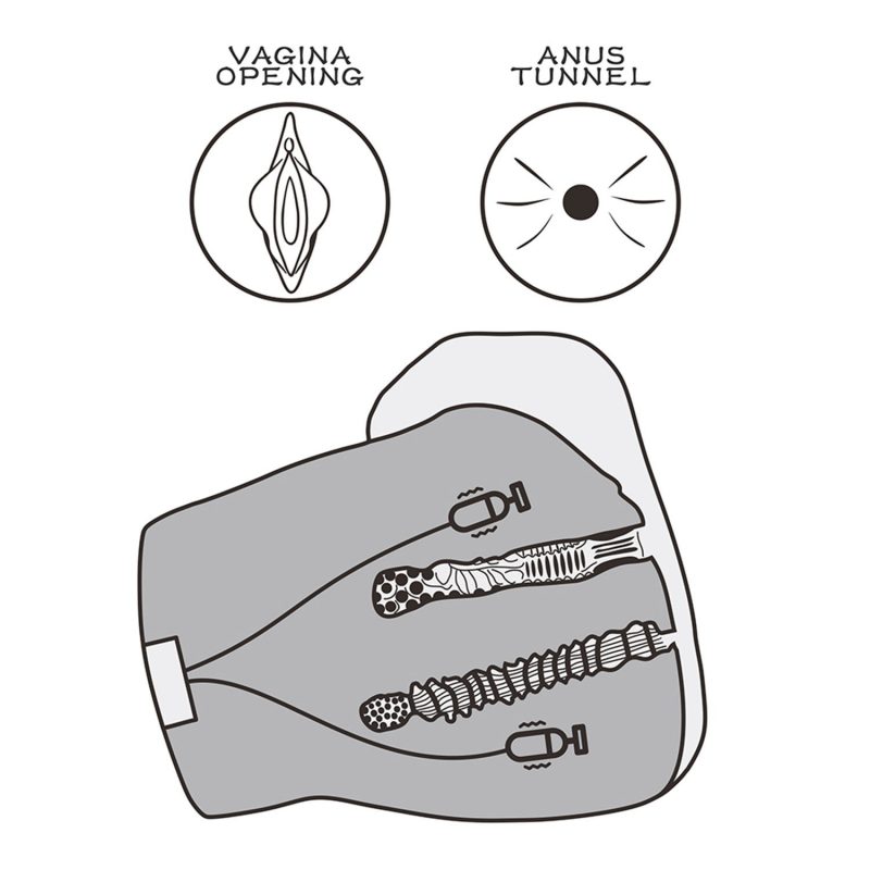 LoveToy - Streetgirl's Dual Motor Sensation Pulse - Nude - Afbeelding 10