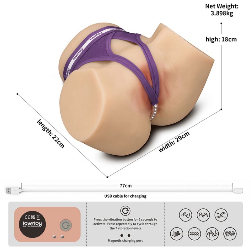 LoveToy - Streetgirl's Dual Motor Sensation Pulse - Nude - Afbeelding 8